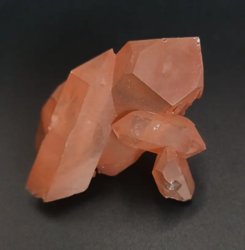 Bergkristallstufen Tangerine (Mandarinen Quarz)