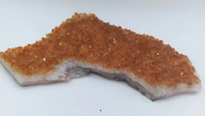 Citrin Stufe in schöner Farbe