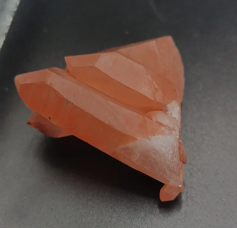 Bergkristallstufen Tangerine (Mandarinen Quarz)