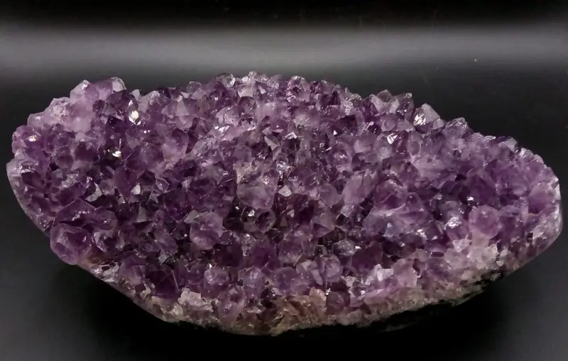 Amethyst Stufe mit poliertem Rand