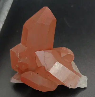 Bergkristallstufen Tangerine (Mandarinen Quarz)